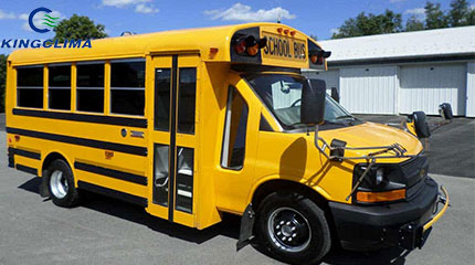 School bus air conditioners are in production